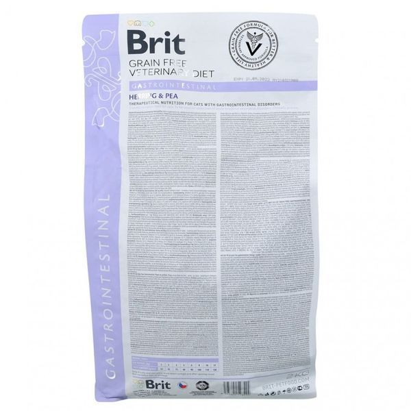 Brit GF Veterinary Diets Cat Gastrointestinal 2 kg 170963/528424 фото