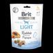 Ласощі Brit Care Functional Snack Light для собак для контролю ваги з кроликом та папаєю 150 г 111419/9956 фото 1