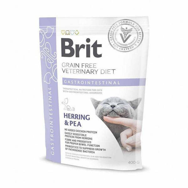 Brit GF Veterinary Diets Cat Gastrointestinal 400 г 170964/528431 фото