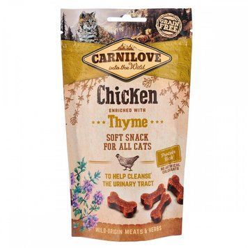 Лакомство для кошек Carnilove Cat Semi Moist Snack курица, тимьян, 50 г 111376/7212 фото