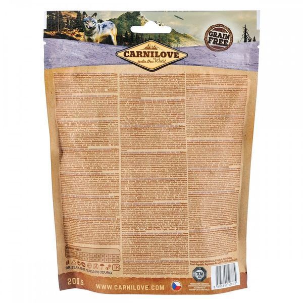 Ласощі для собак Carnilove Dog Crunchy Snack скумбрія, малина, 200 г 100409/8875 фото