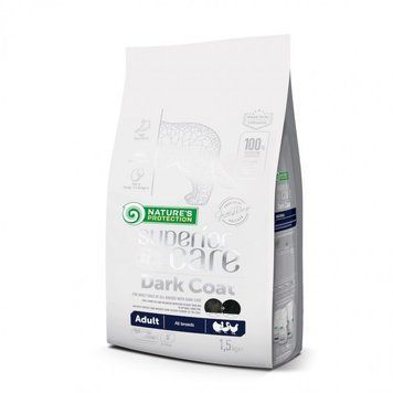 Сухой корм для взрослых собак всех пород с черным окрасом шерсти Nature's Protection Superior Care 1,5 кг NPSC47622 фото