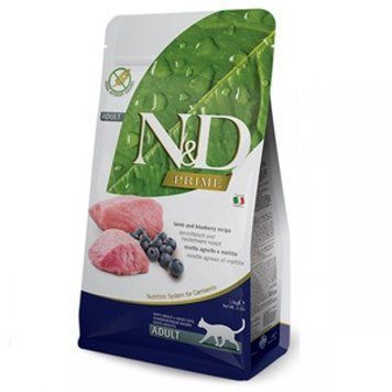 Беззерновий сухий корм Farmina GRAIN FREE для дорослих кішок (ягня / чорниця), 5 кг 156 420 фото