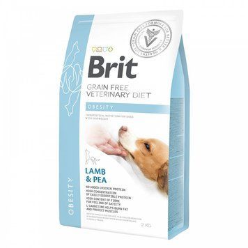 Brit GF VetDiets Dog Obesity 2 кг при избыточном весе с ягнятиной, индейкой и горохом 170941/8073 фото