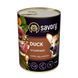 Вологий корм для дорослих собак Savory з качкою, 400 г 30471 фото 1