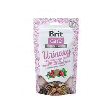 Ласощі Brit Care Functional Snack Urinary для котів д/здоров я сечовидільної системи з індичкою 50 г 111900 фото