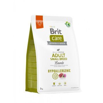 Сухой корм для собак Brit Care Dog Hypoallergenic Adult Small Breed 3 кг - ягненок 172650 фото