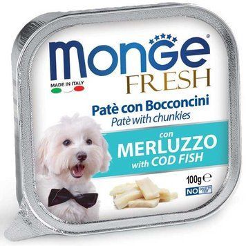 Monge Dog FRESH c треской 100 г 70013109 фото