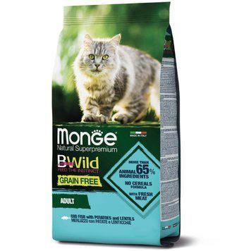 Monge BWild Grain free тріска 1.5 кг 70012058 фото