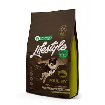 Сухий беззерновий корм для собак всіх порід з птицею Nature's Protection Lifestyle 1.5 кг NPLS45675 фото