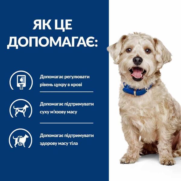 Hill's PRESCRIPTION DIET w/d Сухий корм для собак при цукровому діабеті, з куркою, 10 кг 605859 фото
