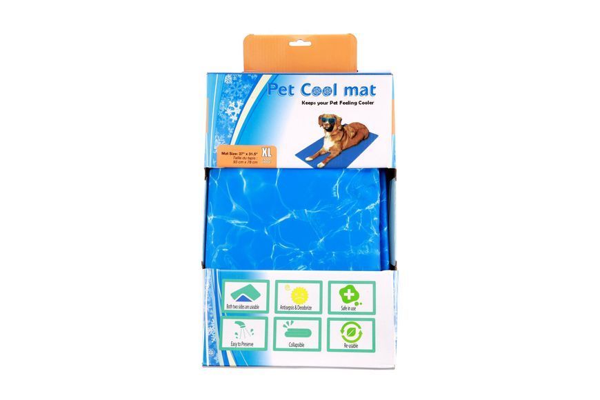 Килимок охолоджуючий для тварин Pet Cool mat (графіт з ефектом води), 93х78см(A33603-XL) A33603-XL фото