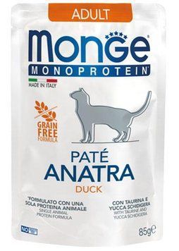 Monge MONOPROTEIN Adult 100% качка 85 г 70013703 фото