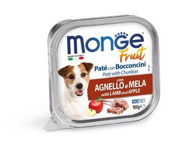Monge Dog FRUIT с ягненком и яблоком 100 г 70013222 фото