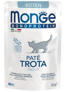 Monge MONOPROTEIN Kitten 100% форель 85 г 70013727 фото