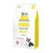 Сухий корм для дорослих собак мініатюрних порід Brit Care GF Mini Adult Lamb, 2 кг 170770 фото 1