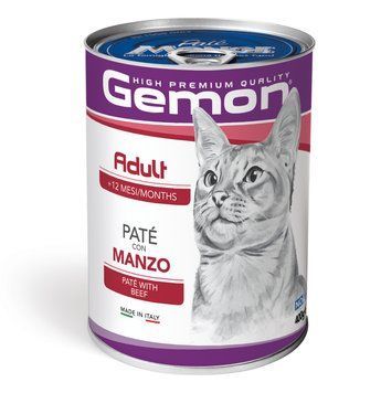 GEMON Cat Adult паштет з яловичини 400 г 70299961 фото