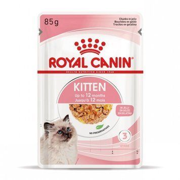 Влажный корм ROYAL CANIN KITTEN (кусочки в желе) 85 гр 4150001 фото