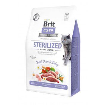 Корм сухий Brit Care Cat Grain Free Sterilized Weight Control для стерилізованих котів з надмірною вагою качка та індичка 40 171295/0808 фото