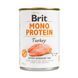 Вологий корм для собак Brit Mono Protein Turkey з індичкою, 400 г 100060/9780 фото 1