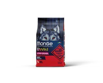 Сухой корм Monge Dog Bwild Low Grain оленина 15 кг 70004534 фото