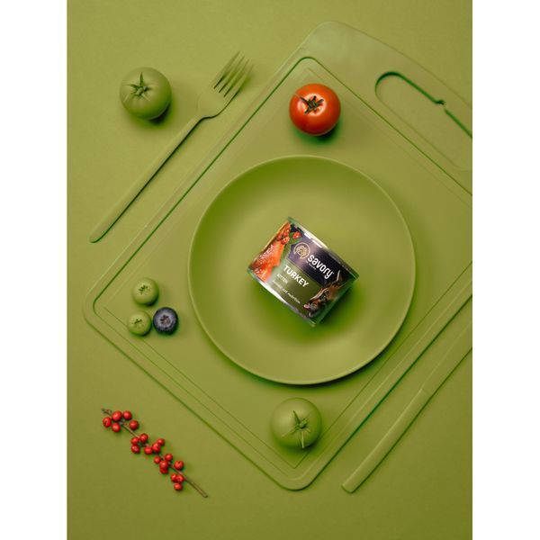 Вологий корм для кошенят Savory з індичкою, 200 г 30686 фото